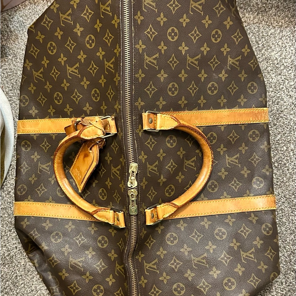 Louis Vuitton Brown Monogram Duffel Bag